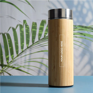 Eco-Friendly Bamboo Stainless Steel Bottle