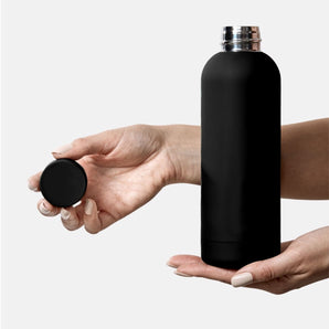 Soft Touch Black Matte Bottle